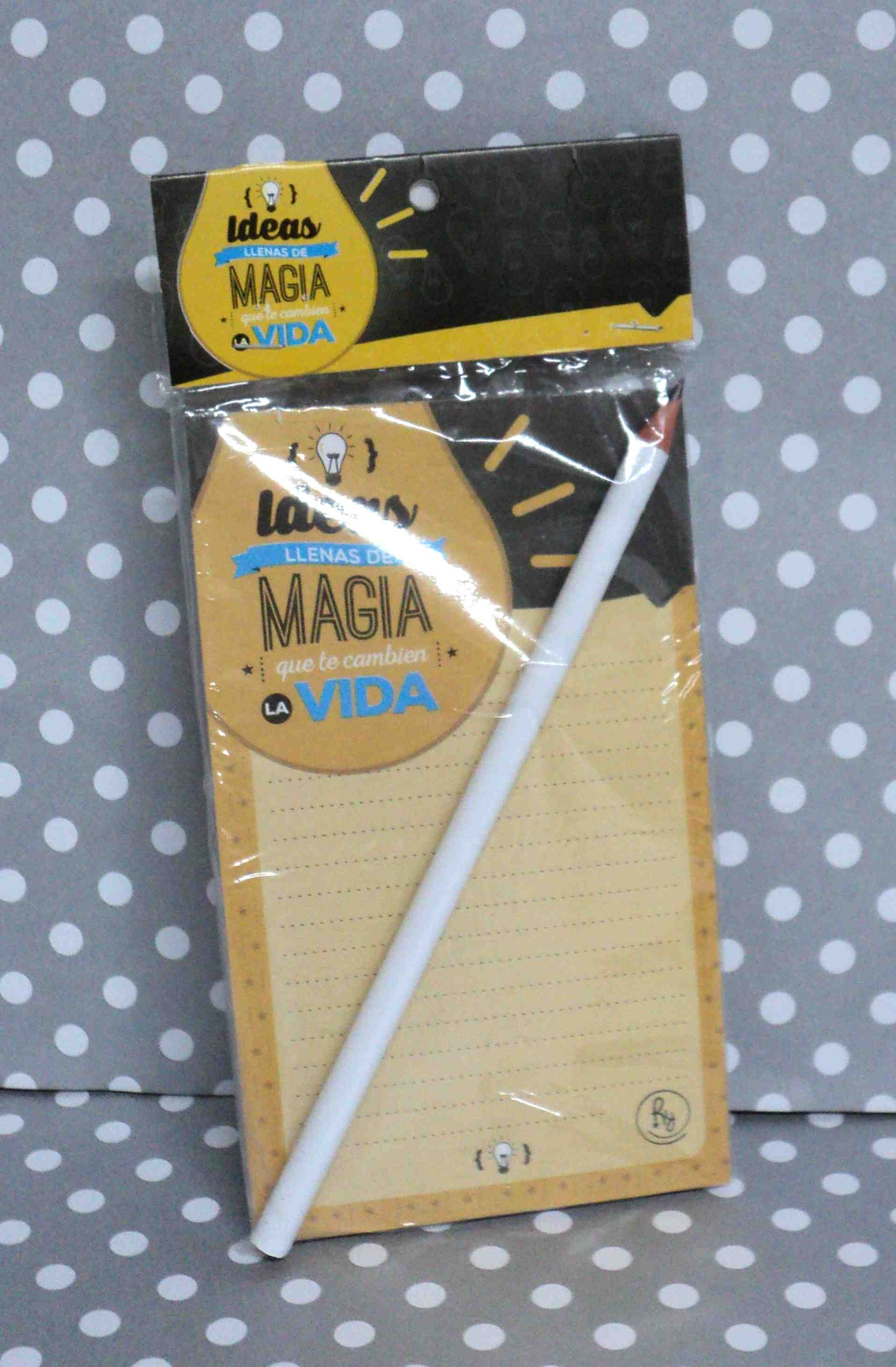 ANOTADOR RY C/IMAN + LAPIZ IDEAS   211