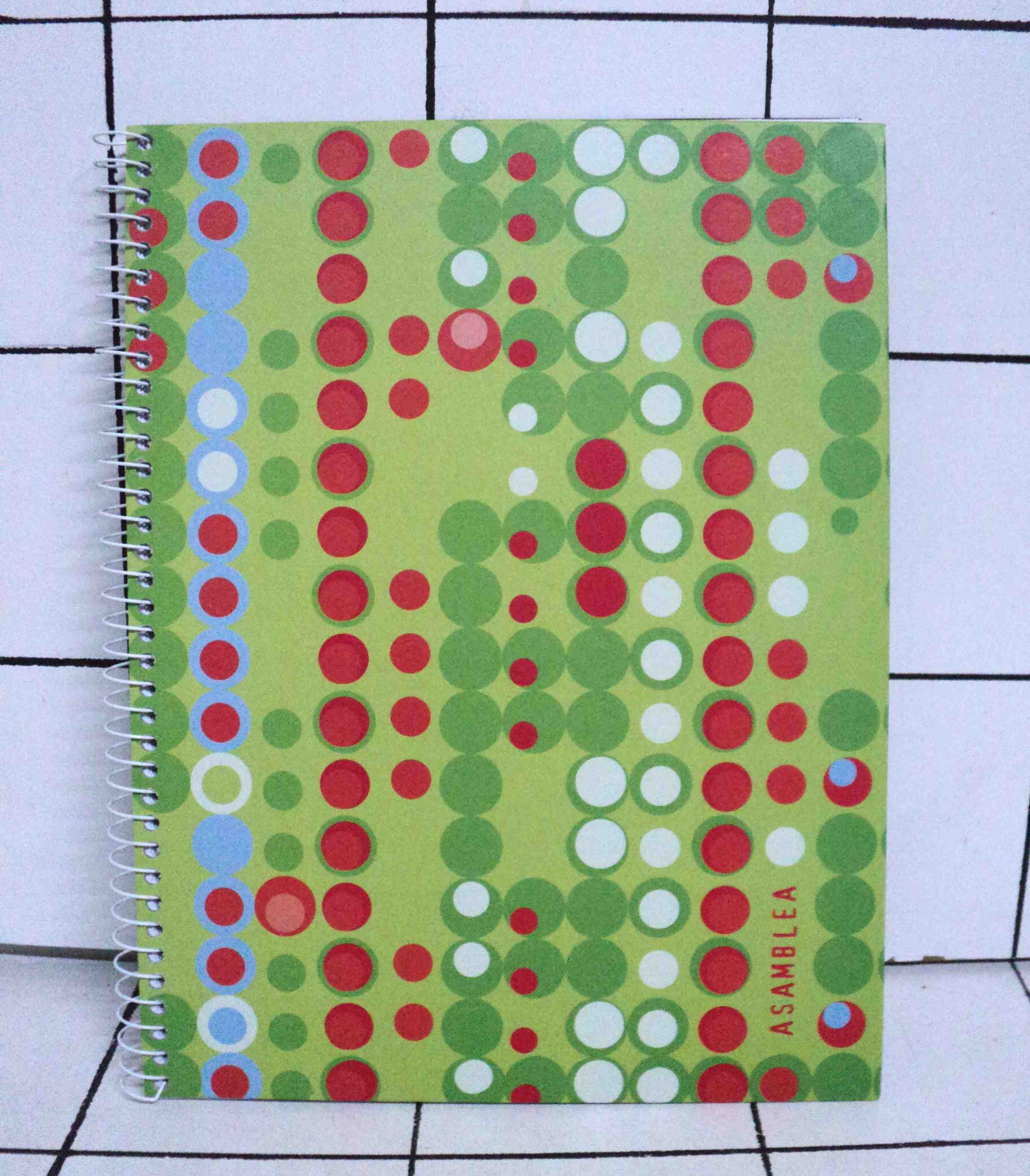 CUADERNO ASAMBLEA 29/7 T/D 80HC GREEN AND VIOLET