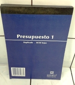 TALON IGNEO PRESUPUESTO Nº1  50/50 HJ 1020