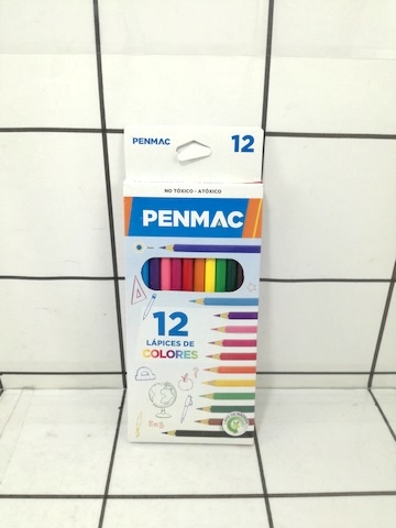 LAPIZ COL PENMAC x12 LARGOS  *****