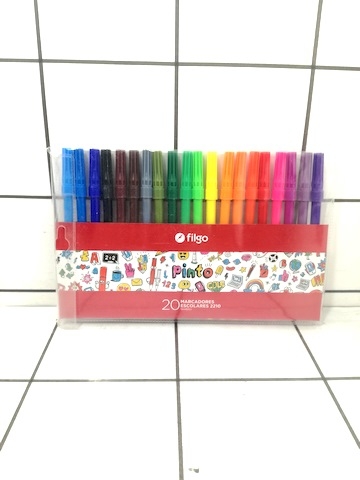 MARCADORES ESCOLAR FILGO X20uni *****