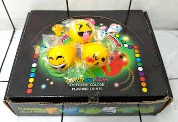 ANILLO C/LUZ LED x36 EMOTICON        YANG