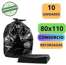 BOLSA CONSORCIO 80x110 MARINO REF AMARILLA  x 10 uni   b:20