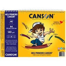 BLOCK DIBUJO CANSON A4 C/ESPIRAL 140G 40HJS  *****