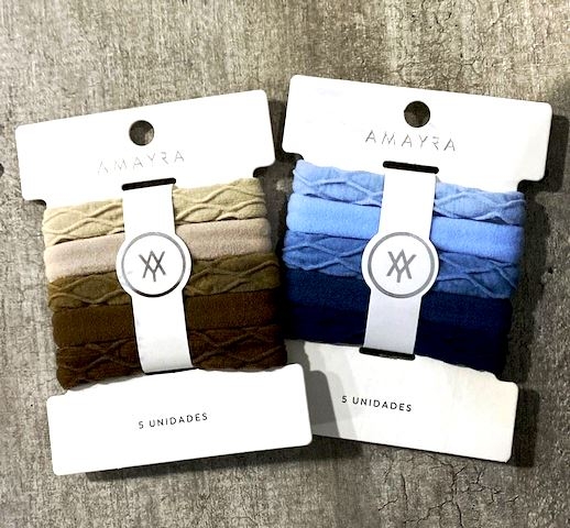 SET COLITAS PARA PELO X5 AMAYRA GUARDAS X12 BLISTER
