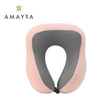 ALMOHADON DE VIAJE AMAYRA MEMORY ROSA/GRIS