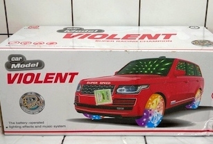 AUTO EN CAJA C/LUZ Y SONIDO  CAR MODEL