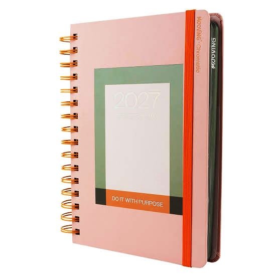 AGENDA C/ESPIRAL DXP 15X21CM CHROMATIC MOOVING