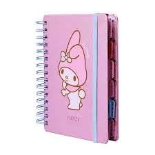 AGENDA C/ESPIRAL DXP 14X20CM MY MELODY MOOVING