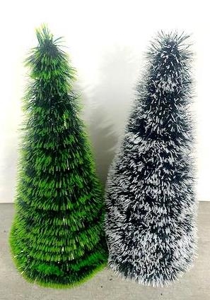 ARBOL DE MESA 40CM VERDE/NEVADO