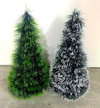 ARBOL DE MESA 28CM VERDE/NEVADO